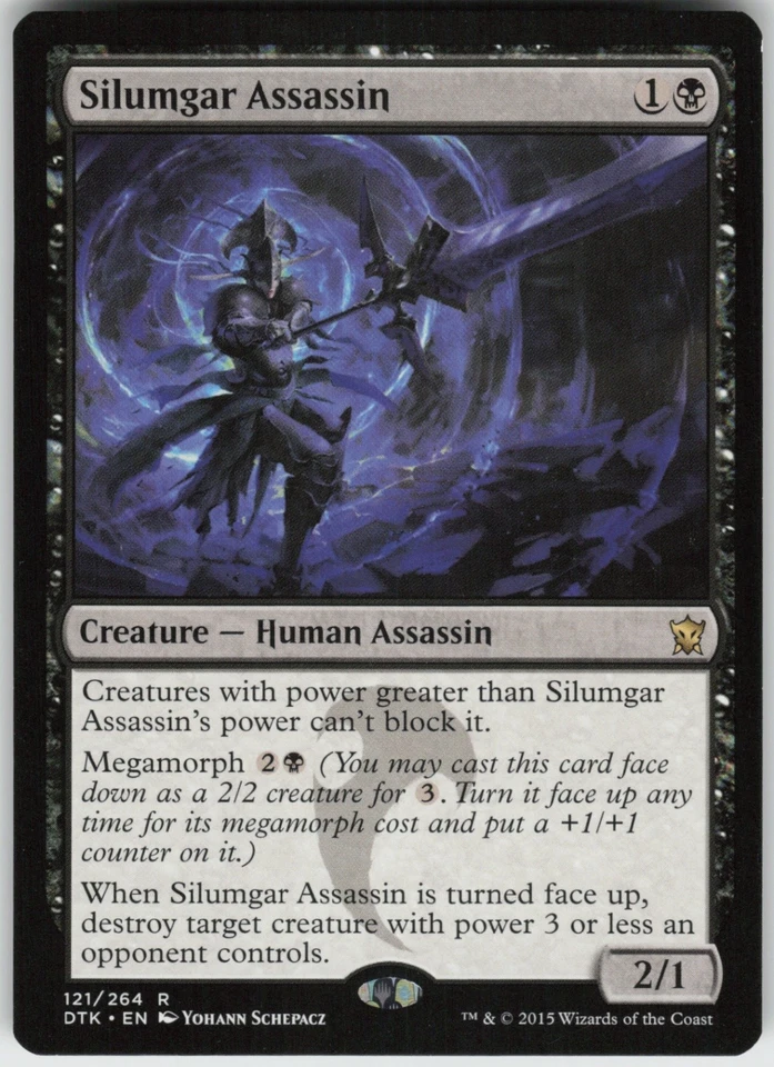 Silumgar Assassin 121 Dragons of Tarkir R NM - Image 1 of 1