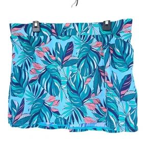 Miraclesuit x Talbots Light Control Tropical Leaf Print Swim Skirt Size  10 - Picture 1 of 7