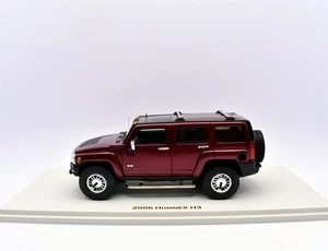 Modellino auto 1:43 suv hummer h3 red luxury modellismo statico collezione - Foto 1 di 4