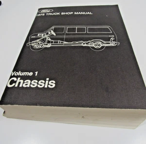 1975 Ford Truck Chassis OEM Factory Service Shop Manual Volume 1 #BS - Picture 1 of 8