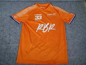 Red Bull Racing F1 Men's Jersey Shirt Max Verstappen- Orange X-Large - Picture 1 of 13