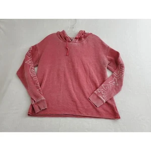 American Eagle Outfitters Damen Medium rot Burnout Hoodie Pullover Sweatshirt - Bild 1 von 9
