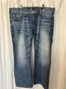 Jeans: True Religion Herren Relaxed Made in USA Section Ricky Straight Leg Gr. 40 - Bild 1 von 12