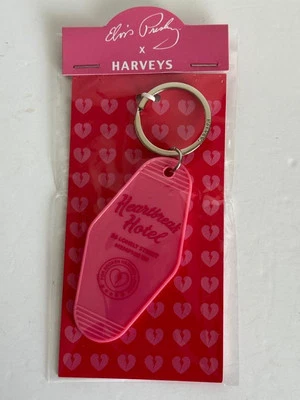 Llavero Harvey's Elvis Heartbreak Hotel Hotal Key Tag NUEVO Foto 1 de 2