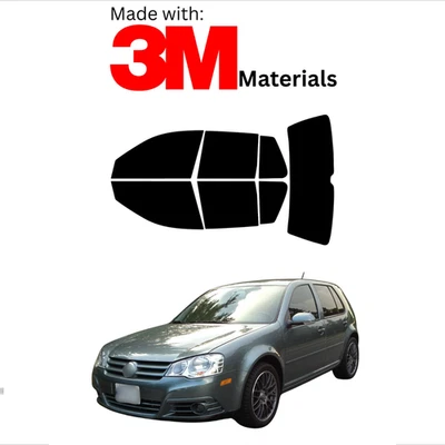 Tinte de ventana precortado para Volkswagen Golf City Hatch 07-10 cerámica hecho con 3M Foto 1 de 4
