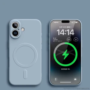 Funda Carcasa Magnética Silicona Magsafe Para iPhone 16 Pro Max 15 14 13 12 11 - Imagen 1 de 30