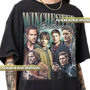 Limited Winchester Brothers Vintage T-Shirt, Gift For Women and Man Unisex Shirt - Picture 1 of 5