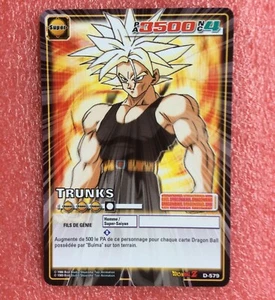 B04 Carte DRAGON BALL D-579 TRUNKS Carte à Jouer et Collectionner - Imagen 1 de 2