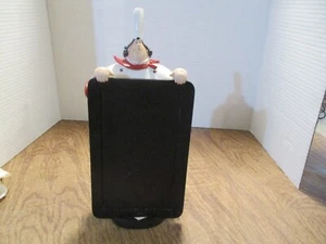 Fat Cook / Chef Holding A Chalkboard Menu Board Kitchen Decor Figurine 11" Tall - Picture 1 of 12