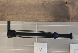 Paper Towel Holder Under Cabinet Single Hand Operable Wall Mount Damping Effect - Picture 1 of 9