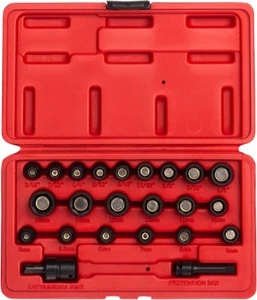 Sunex 1818 1/4" Drive Master Magnetic Socket Set-23-Piece,SAE/Metric,Cr-Mo Steel - Picture 1 of 5