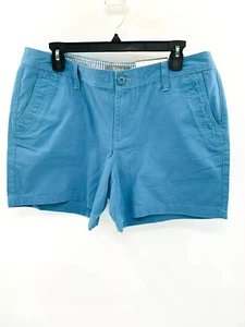 Naturals Reflection SZ 12 Women's Twill Blue Shorts NWT - Picture 1 of 9