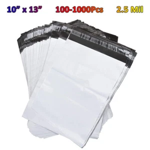100-1000 10" x 13" Postage/Poly/Postal Mailing Bags/Sacks/Envelopes Self Seal - Picture 1 of 12