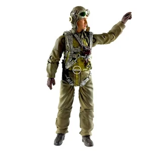 1:18 Blue Box Toys BBi Elite Force WWII US Navy F6F Hellcat Plane Pilot Figure - Picture 1 of 4