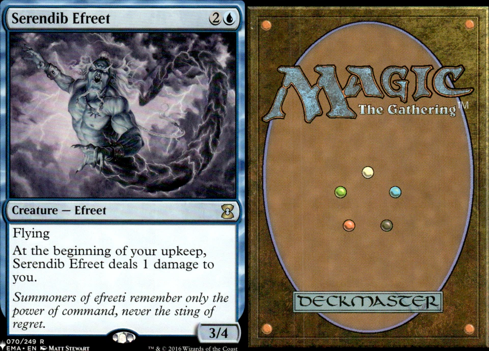 Magic the Gathering-MTG-Serendib Efreet  - Image 1 of 1