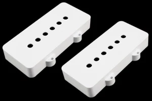 NEW - Pickup Covers (2) For Fender Jazzmaster - WHITE - Picture 1 of 1