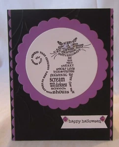 Handmade HALLOWEEN CARD Cat with Bug Eyes Blank Inside U Choose How Many - Picture 1 of 14