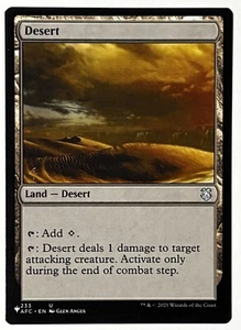 MTG Forgotten Realms Commander (AFC 233) Desert - NM - Uncommon - The List - Picture 1 of 1