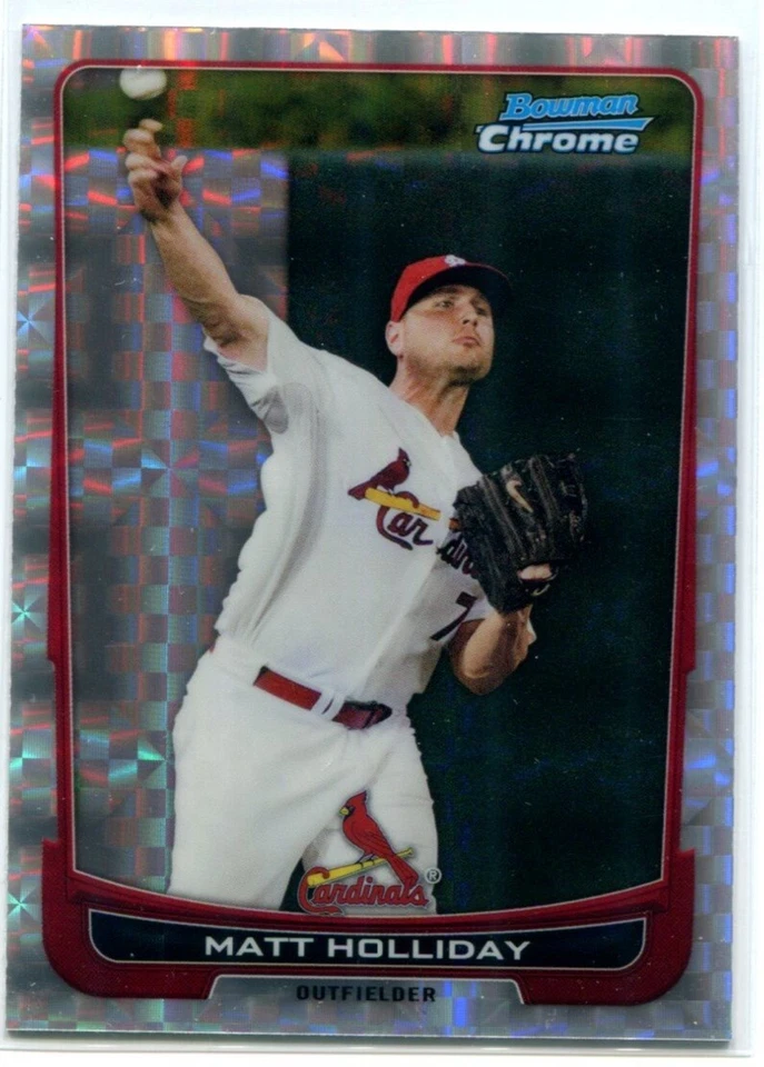 MATT HOLLIDAY 2012 Bowman Chrome XFRACTOR REFRACTOR #109  - Image 1 of 1