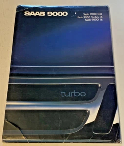 Brochure de Vente SAAB 9000 CD, Turbo 16 & i 16 - 1988 - En Anglais. - Picture 1 of 15