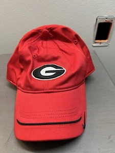! Nike Team Georgia Bulldogs Cap Strap OS Uga Hat - Picture 1 of 6