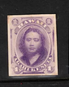 Hawaii #30P3 Very Fine Plate Proof India On Card - Picture 1 of 1