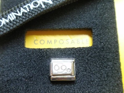 ** Genuine Nomination CANCER ZODIAC CZ Silver Charm  ** - Image 1 of 2