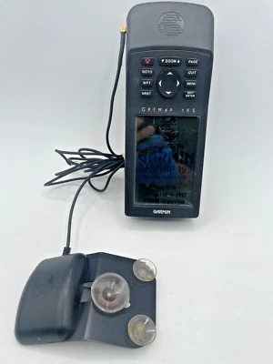 Garmin GPSMAP 195 Aviation GPS Receiver Black Large Display 12-Channel Handheld - Image 1 of 4