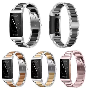 Stainless Steel Metal Watch Band Strap Replacement For Fitbit Charge 6 5 4 3 2 - Picture 1 of 19