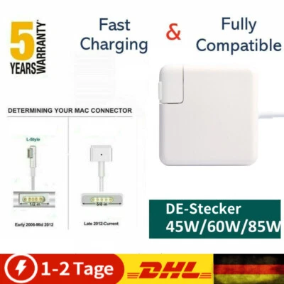 Ladekabel 45W 60W 85W Netzteil Ladegerät für Apple Macbook Pro Air 13 15 Zoll - Bild 1 von 4