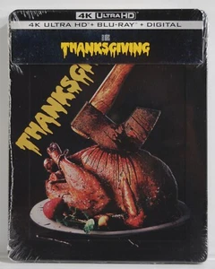 THANKSGIVING Limited Edition STEELBOOK (4K Ultra HD, Blu-Ray, Digital, 2023) NEW - Picture 1 of 7
