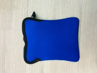 Blue and Red Neroprene 8 inch Case for Laptop or tablets, or readers, or books - Image 1 of 4