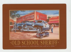 Old School Sheriff METAL Sign - Cute Retirement Gift - Picture 1 of 1