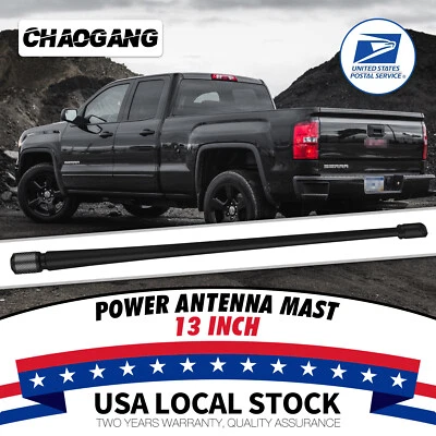 Fit for GMC Sierra 1500, C1500，13IN BLACK ANTENNA MAST CONVERSION US - Image 1 of 4