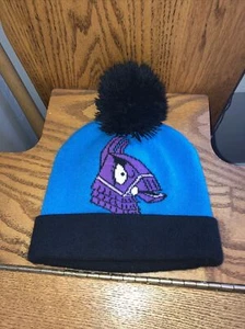 Fortnite epic games loot llama boys winter beanie hat with pom-pom one size - Picture 1 of 8
