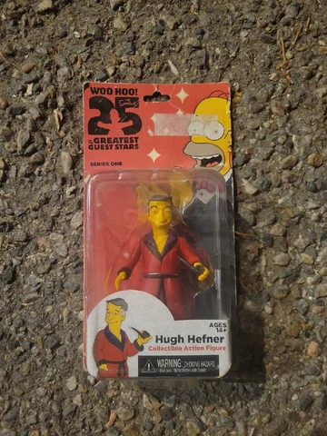 NECA The Simpsons Hugh Hefner 25 Greatest Guest Stars Cover