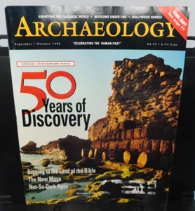ARCHAEOLOGY MAGAZINE ~ September / October 1998 -- 50th anniversary issue ! - Picture 1 of 7