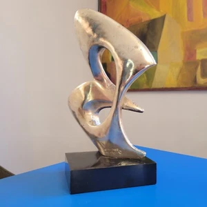 1970er Jahre abstrakte Skulptur von Klara Sever (Austin Productions) 13,5" hoch - Bild 1 von 15