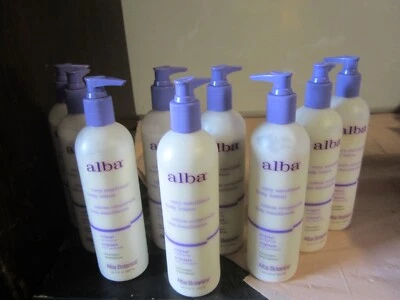 9 lociones corporales muy emolientes Alba Botanica, originales sin perfume, 12 OZ Foto 1 de 4