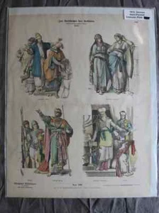 History of Costume Braun & Schneider-1861-1880 Magazine Münchener Bilder-C 1912 - Picture 1 of 9