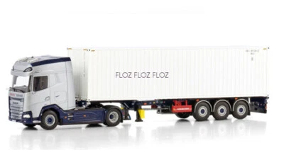 1:50 for WSI for DAF for XG+ 4X2 FLEX CONTAINER TRAILER - 3AXLE + 40FT CONTAINER - Image 1 of 4