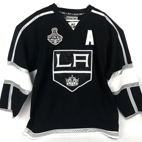 LA Kings Center Ice Stanley Cup Anze Kopitar NHL Reebok CCM Jersey Sz 52 Cover