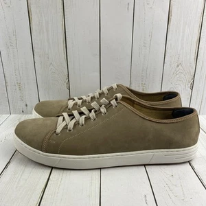 Peter Millar Sommer Sneaker Taupe Leder Freizeitschuhe Herren Gr. 15 M MS19F07 - Bild 1 von 24