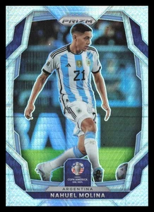 2024 Panini Prizm CONMEBOL Copa America Hyper #10 Nahuel Molina Argentina - Picture 1 of 2