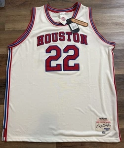 NEW VINTAGE Clyde Drexler University Houston Basketball Jersey Men Size 4XL  58 - Picture 1 of 4