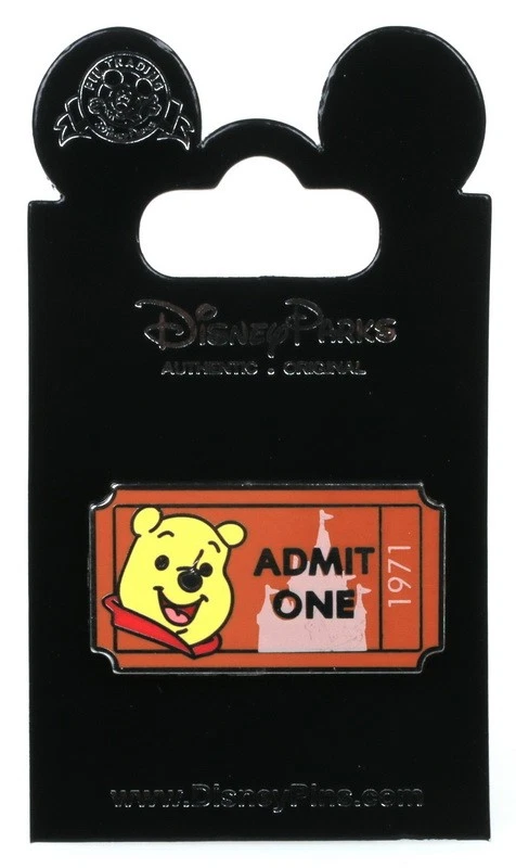 2012 Disney WDW Admission Ticket Winnie the Pooh Pin With Packing Rare - Image 1 of 1