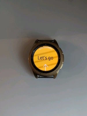 Samsung Galaxy Watch SM-R815u Rose Gold Finish-Working-Charging Base-No Band - Image 1 of 4