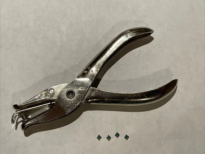 Perforadora vintage McGILL GEM de un solo agujero Marengo Ill. Hecha en EE. UU. - BONITA Foto 1 de 4