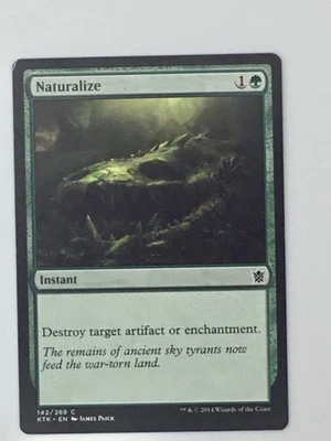 MTG Naturalize Instant 142/269 Khans of Tarkir James Paick 2014 Wizards Coast - Image 1 of 4