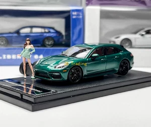 ZD Liberty 1:64 Verde Panamera Turbo S Figura Modelo Deportivo Diecast Metal Car BN - Imagen 1 de 4